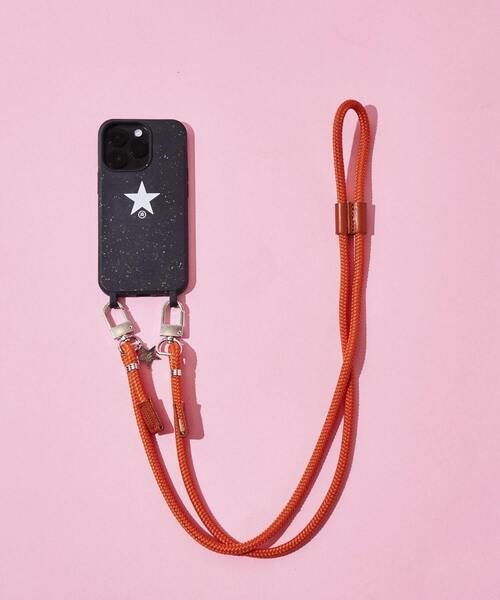 CONVERSE TOKYO（コンバーストウキョウ）の「スマホショルダー ストラップ 対応 iPhoneケース(※12・12Pro・13・13Pro対応) 【WEB限定商品】（スマホケース/カバー・レディース・ピンク/アイボリー/ブラック・1/2/3）」の8枚目の写真