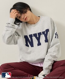 FREAK'S STORE | MLB × FREAK'S STORE/エムエルビー MLB サテンロゴスウェット(スウェット)