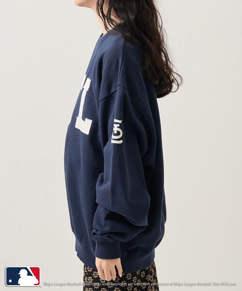 FREAK'S STORE（フリークスストア）の「MLB × FREAK'S STORE/エムエルビー MLB サテンロゴスウェット（スウェット・レディース・オフホワイト/ナチュラル/グレー/ネイビー・ﾌﾘ-）」の20枚目の写真