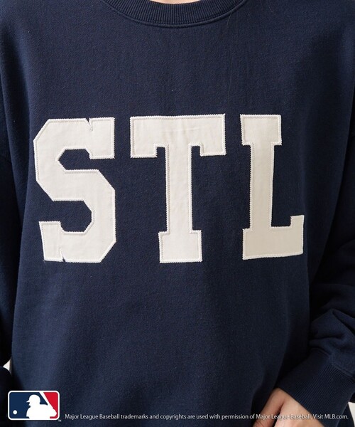 FREAK'S STORE（フリークスストア）の「MLB × FREAK'S STORE/エムエルビー MLB サテンロゴスウェット（スウェット・レディース・オフホワイト/ナチュラル/グレー/ネイビー・ﾌﾘ-）」の13枚目の写真