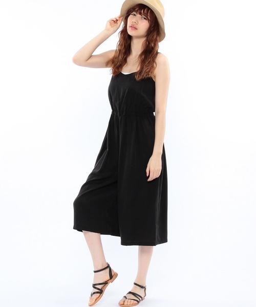 Another Edition（アナザーエディション）の「ノースリーブプルオーバー×サロペット2/AEBC NSL PO×SLPT Ⅱ（サロペット/オーバーオール・レディース・ブラック/オリーブ・フリー）」の15枚目の写真