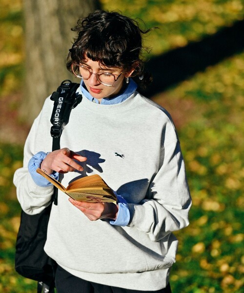 FREAK'S STORE(フリークスストア)の「TOWN CRAFT × FREAK'S STORE/タウンクラフト 別注 ベーシックスウェットクルーネック(スウェット・レディース・ライトグレー/ブラック/ネイビー/レッド/オフホワイト/イエロー・フリ-)」の10枚目の写真