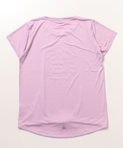 ROXY（ロキシー）の「ロキシー ROXY DEPARTURE（Tシャツ/カットソー・レディース・ピンク/ホワイト・L/M/S）」の4枚目の写真