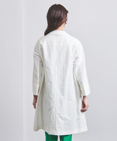 UNITED ARROWS（ユナイテッドアローズ）の「C/LI/P グログラン コート（その他アウター・レディース・オフホワイト/ブラック・36/38）」の7枚目の写真