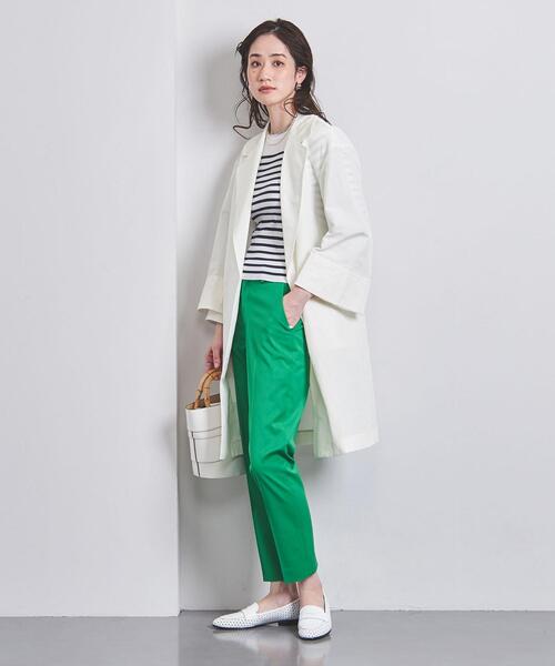 UNITED ARROWS（ユナイテッドアローズ）の「C/LI/P グログラン コート（その他アウター・レディース・オフホワイト/ブラック・36/38）」の10枚目の写真