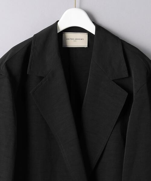 UNITED ARROWS（ユナイテッドアローズ）の「C/LI/P グログラン コート（その他アウター・レディース・オフホワイト/ブラック・36/38）」の14枚目の写真