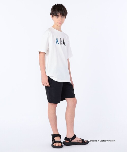 The Beatles(ザビートルズ)の「SHIPS KIDS: 145~160cm /〈家族おそろい〉【THE BEATLES】TEE(Tシャツ/カットソー・キッズ・クリーム/オフホワイト/グレー/ライトブルー/ネイビー・S/145/M/160)」の14枚目の写真