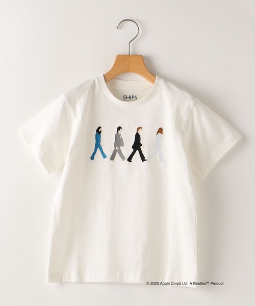 The Beatles(ザビートルズ)の「SHIPS KIDS: 145~160cm /〈家族おそろい〉【THE BEATLES】TEE(Tシャツ/カットソー・キッズ・クリーム/オフホワイト/グレー/ライトブルー/ネイビー・S/145/M/160)」の17枚目の写真