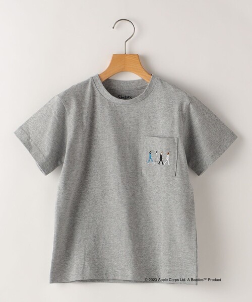 The Beatles(ザビートルズ)の「SHIPS KIDS: 145~160cm /〈家族おそろい〉【THE BEATLES】TEE(Tシャツ/カットソー・キッズ・クリーム/オフホワイト/グレー/ライトブルー/ネイビー・S/145/M/160)」の18枚目の写真