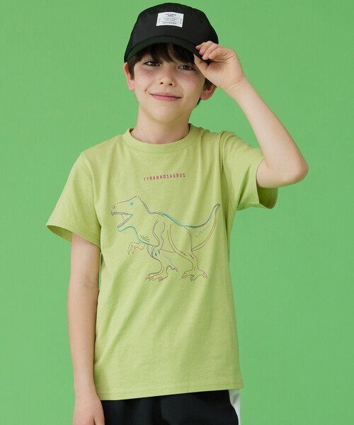 SHOO・LA・RUE（シューラルー）の「◆【110-140cm】BOYアソートプリントTシャツ（Tシャツ/カットソー・キッズ・ブルー/アイボリー/ブラック/黄緑系・14/13/12/11）」の11枚目の写真