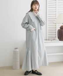 KBF | ウェーブカラーワンピース(ワンピース)