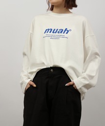 MUAHMUAH シグネチャー グラフィック長袖Tシャツ