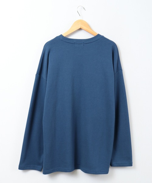 muahmuah（ムーアムーア）の「MUAHMUAH シグネチャー グラフィック長袖Tシャツ（Tシャツ/カットソー・レディース・インディゴブルー/ホワイト・FREE）」の21枚目の写真