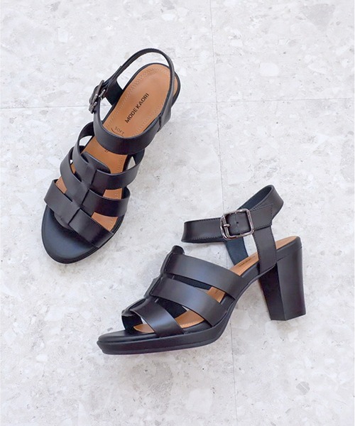 セール】グルカヒールサンダル/21475（サンダル）｜MODE KAORI（モード