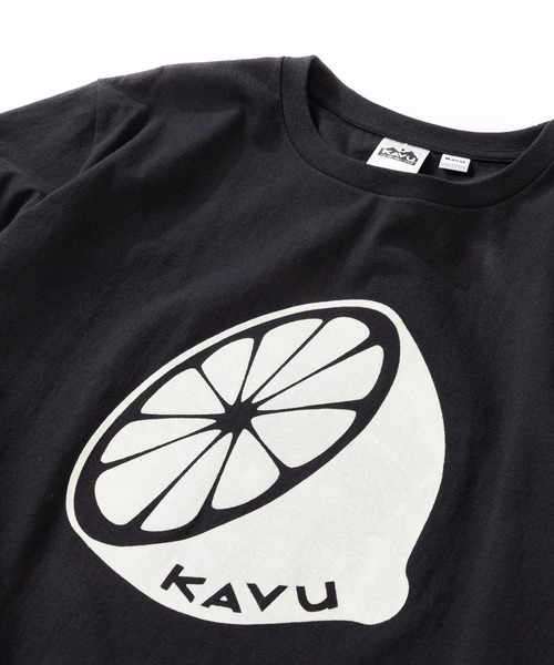 KAVU(カブー)の「KAVU/カブー Lemon Tee/レモンティー(Tシャツ/カットソー・メンズ・ヘザーグレー/ホワイト/ブラック・X-LARGE/MEDIUM/LARGE)」の9枚目の写真