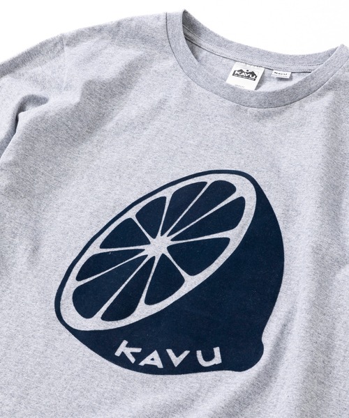 KAVU(カブー)の「KAVU/カブー Lemon Tee/レモンティー(Tシャツ/カットソー・メンズ・ヘザーグレー/ホワイト/ブラック・X-LARGE/MEDIUM/LARGE)」の13枚目の写真