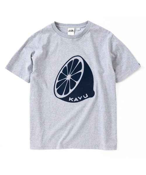 KAVU(カブー)の「KAVU/カブー Lemon Tee/レモンティー(Tシャツ/カットソー・メンズ・ヘザーグレー/ホワイト/ブラック・X-LARGE/MEDIUM/LARGE)」の11枚目の写真