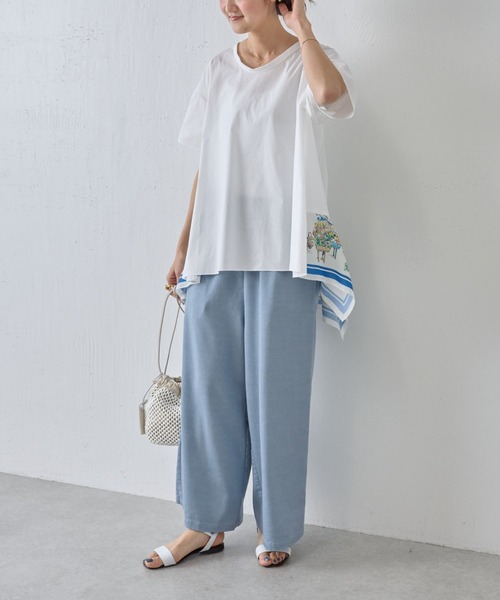 BEARDSLEY(ビアズリー)の「《ビアズリー》マルシェブラウス:WEB限定(シャツ/ブラウス・レディース・ホワイト/ブラック・FREE)」の10枚目の写真