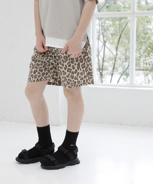 GLOBAL WORK(グローバルワーク)の「エアかるプリントショーツ/162584(その他パンツ・キッズ・ベージュ/ブラック/その他/グレー・100cm/110cm/120cm/130cm/140cm/150cm/160cm)」の3枚目の写真