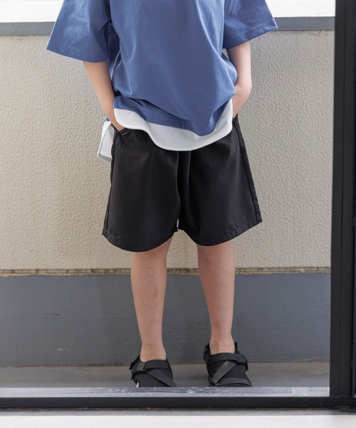 マルチ ロゴ ツイル パンツ クロ 4-260042-m1.jpg