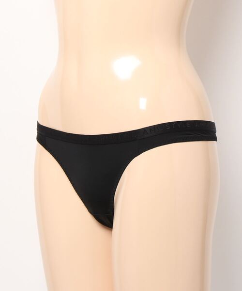 AMOSTYLE BY Triumph（アモスタイルバイトリンプ）の「ストリング（Tバック） シグネチャースムース AMST1420 String JX（ショーツ・レディース・ブラック/ベージュ/オレンジ・M）」の8枚目の写真