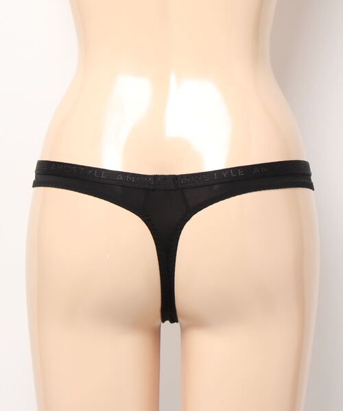 AMOSTYLE BY Triumph（アモスタイルバイトリンプ）の「ストリング（Tバック） シグネチャースムース AMST1420 String JX（ショーツ・レディース・ブラック/ベージュ/オレンジ・M）」の9枚目の写真