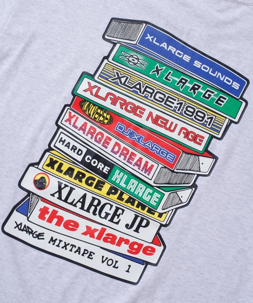 XLARGE（エクストララージ）の「SOUNDS S/S TEE（Tシャツ/カットソー・メンズ・ホワイト/アッシュ/ブラック・S/XL/M/L）」の8枚目の写真