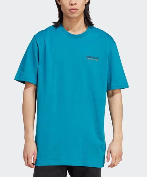 正品 adidas アドベンチャーマウンテンTシャツ/半袖アディダス adidas(アディダス)の「アディダス アドベンチャー マウンテン