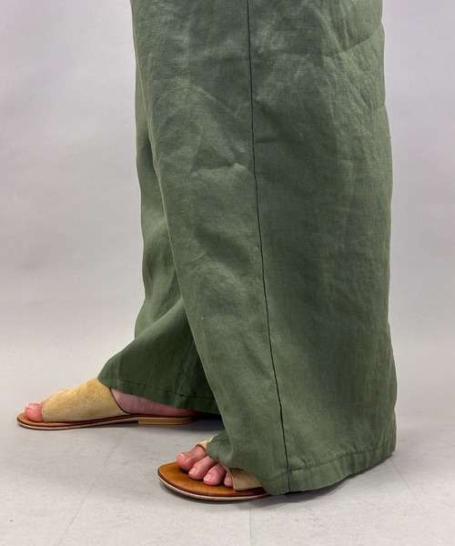 Munich（ミューニック）の「40sフレンチリネンキャンバスサロペット（サロペット/オーバーオール・レディース・ブルー/カーキ/ブラック・S/M）」の20枚目の写真