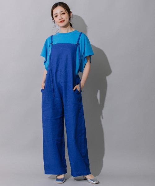 Munich（ミューニック）の「40sフレンチリネンキャンバスサロペット（サロペット/オーバーオール・レディース・ブルー/カーキ/ブラック・S/M）」の21枚目の写真