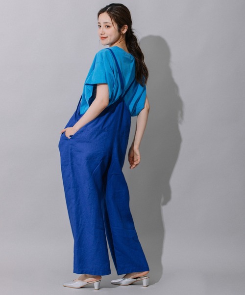 Munich（ミューニック）の「40sフレンチリネンキャンバスサロペット（サロペット/オーバーオール・レディース・ブルー/カーキ/ブラック・S/M）」の22枚目の写真