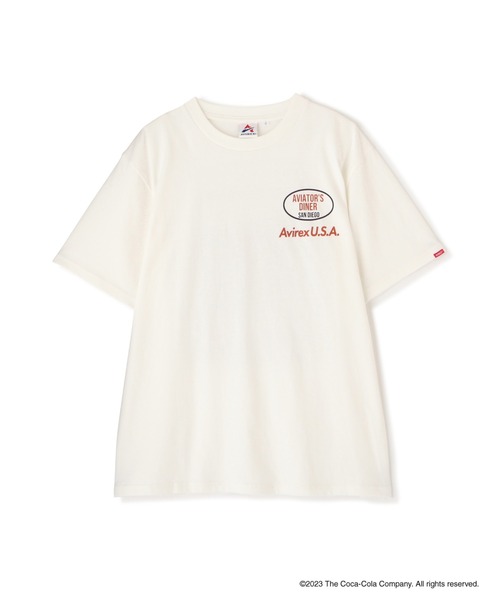 AVIREX(アヴィレックス)の「AVIREX / COKE "70s AD POSTER" T-SHIRT(Tシャツ/カットソー・メンズ・ホワイト/ブラック・L/M/2XL/XL)」の3枚目の写真