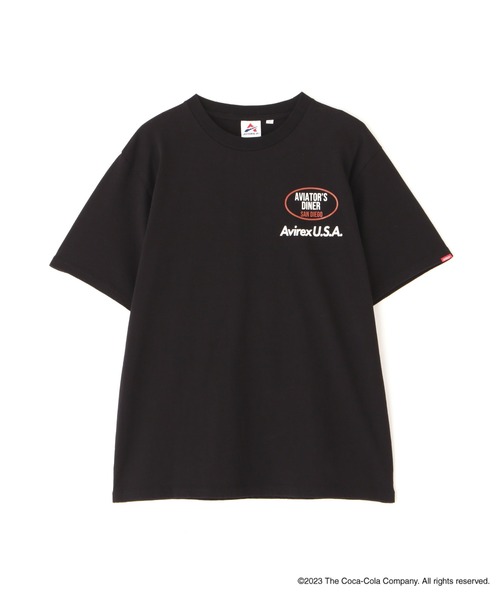 AVIREX(アヴィレックス)の「AVIREX / COKE "70s AD POSTER" T-SHIRT(Tシャツ/カットソー・メンズ・ホワイト/ブラック・L/M/2XL/XL)」の4枚目の写真