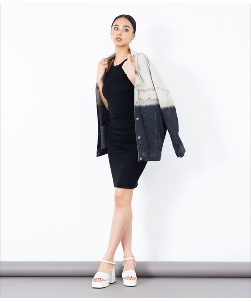 LATINA（ラティーナ）の「アメスリタイトフィットワンピース（ワンピース・レディース・グリーン/パープル/ブラック・FREE）」の5枚目の写真