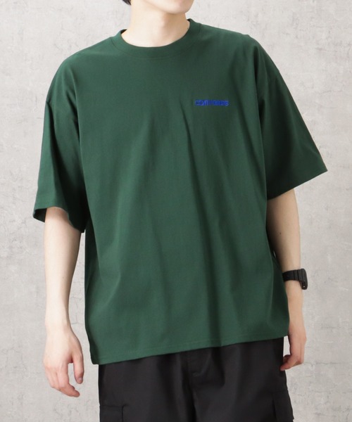 Ｓ♡出品 CONVERSE コンバース バックサガラ刺繍ショートスリーブTシャツ