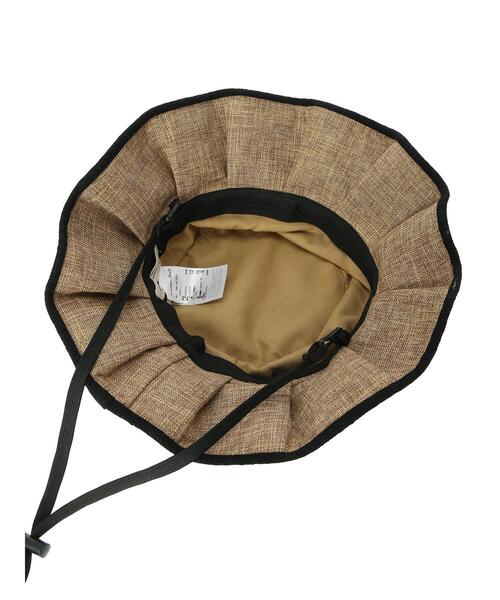 Samansa Mos2（サマンサ モスモス）の「ストラップ付プリーツハット（ハット・レディース・オフホワイト/ベージュ・F）」の21枚目の写真