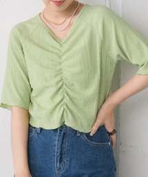 RETRO GIRL | シャーリングTee(Tシャツ/カットソー)