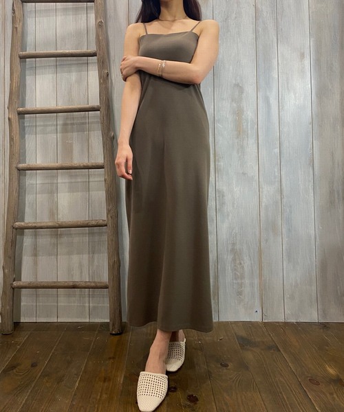 新品未使用 GASA キャミソールワンピース Miscere（ミスケーレ）の「☆ カップ付きキャミワンピース 252503