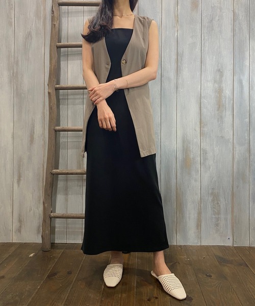 Miscere（ミスケーレ）の「☆ カップ付きキャミワンピース 252503