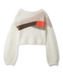 LILY BROWN | パネルニットトップス(ニット/セーター)