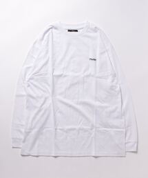 Pledge | /pledge/T/C天竺プリント・ビックシルエット刺繍ロンT(Tシャツ/カットソー)