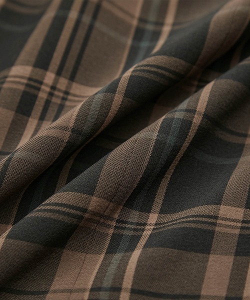 ROPE' PICNIC（ロペピクニック）の「チェックセミマーメイドスカート（スカート・レディース・ブラック/ワイン/ダークブラウン/キャメル・36/38）」の13枚目の写真