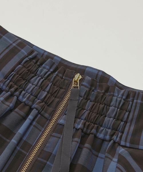ROPE' PICNIC（ロペピクニック）の「チェックセミマーメイドスカート（スカート・レディース・ブラック/ワイン/ダークブラウン/キャメル・36/38）」の18枚目の写真