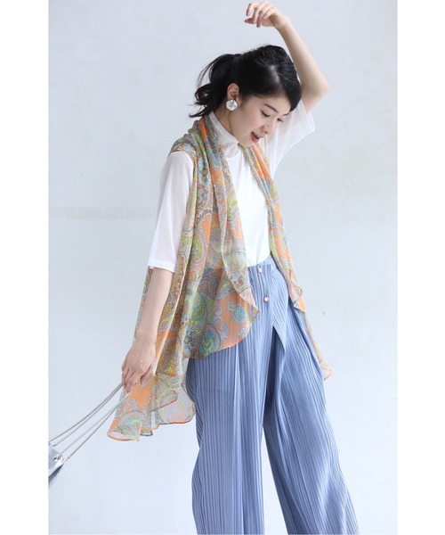 cawaii(カワイイ)の「二の腕ふくよかさん用 シアーハイネックのスタメンTシャツ(Tシャツ/カットソー・レディース・ホワイト/ブラック/ネイビー/レッド・FREE/M/XL/L)」の6枚目の写真
