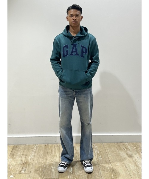 セール】Gapロゴ プルオーバーパーカー(ユニセックス)（パーカー