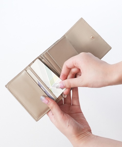 ALTROSE（アルトローズ）の「ボックスコイン3ツ折財布 ミニ財布 ロージア（財布・レディース・グレイッシュベージュ/ピンク/アイボリー/ブラック/ブルー/ブラウン系その他/ライトグリーン/グレー/ライトイエロー・FREE）」の21枚目の写真