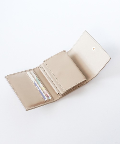 ALTROSE（アルトローズ）の「ボックスコイン3ツ折財布 ミニ財布 ロージア（財布・レディース・グレイッシュベージュ/ピンク/アイボリー/ブラック/ブルー/ブラウン系その他/ライトグリーン/グレー/ライトイエロー・FREE）」の16枚目の写真