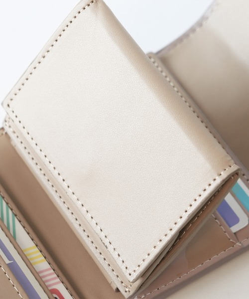ALTROSE（アルトローズ）の「ボックスコイン3ツ折財布 ミニ財布 ロージア（財布・レディース・グレイッシュベージュ/ピンク/アイボリー/ブラック/ブルー/ブラウン系その他/ライトグリーン/グレー/ライトイエロー・FREE）」の14枚目の写真