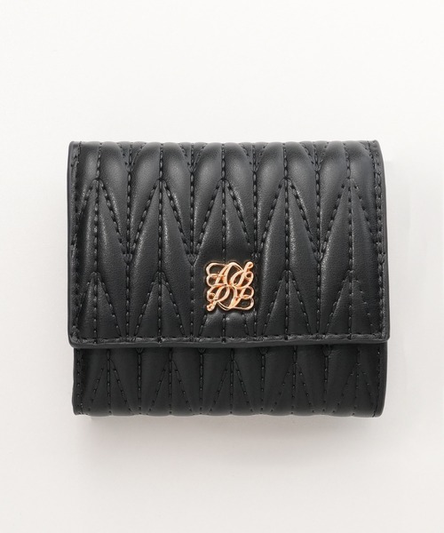 ALTROSE（アルトローズ）の「ボックスコイン3ツ折財布 ミニ財布 ロージア（財布・レディース・グレイッシュベージュ/ピンク/アイボリー/ブラック/ブルー/ブラウン系その他/ライトグリーン/グレー/ライトイエロー・FREE）」の12枚目の写真