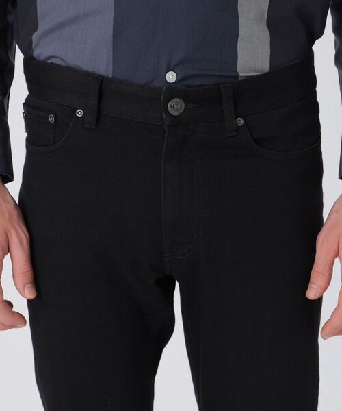 BLACK LABEL CRESTBRIDGE(ブラックレーベル・クレストブリッジ)の「CoolMaxEcoMadeリジッドスキニーデニムパンツ(デニムパンツ・メンズ・ブラック/ブルー・M/S/XL/L)」の6枚目の写真